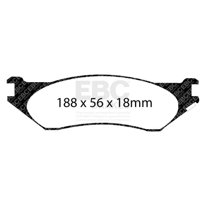 EBC Brakes Pad and Disc Full vehicle Kit (PD40K653)