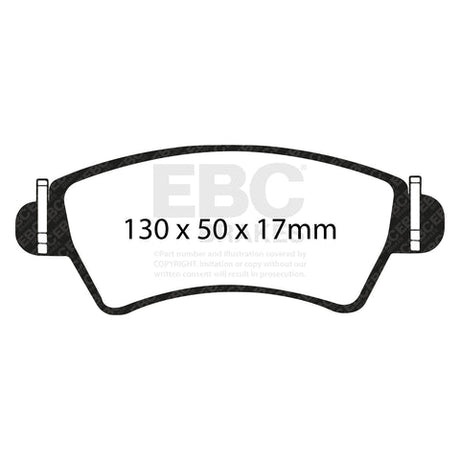 EBC Brakes Pad and Disc Kit (PDKF458) Image 1