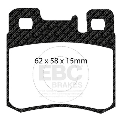 EBC Redstuff 3000 Series Sport Brake Pad Set (DP3846C) Image 4