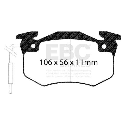 EBC Brakes Pad and Disc Kit (PDKR785) Image 1