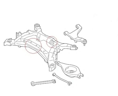 Nissan 350Z (2002-2009) Rear Diff Differential Bushes