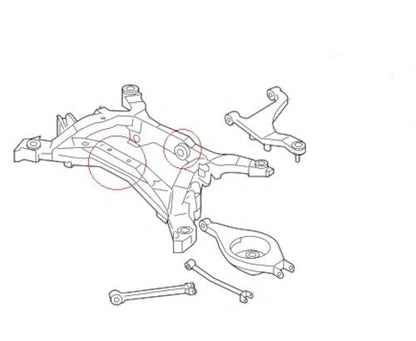 Nissan 350Z (2002-2009) Rear Diff Differential Bushes