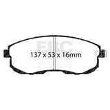 EBC Brakes Pad and Disc Kit (PDKF1426) Image 4