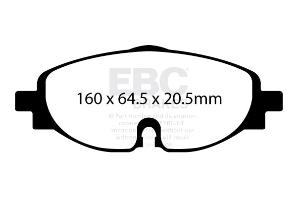 EBC Brakes Pad and Disc Full vehicle Kit (PD40K1731) Image 5
