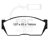 EBC Brakes Pad and Disc Kit (PDKF849) Image 3