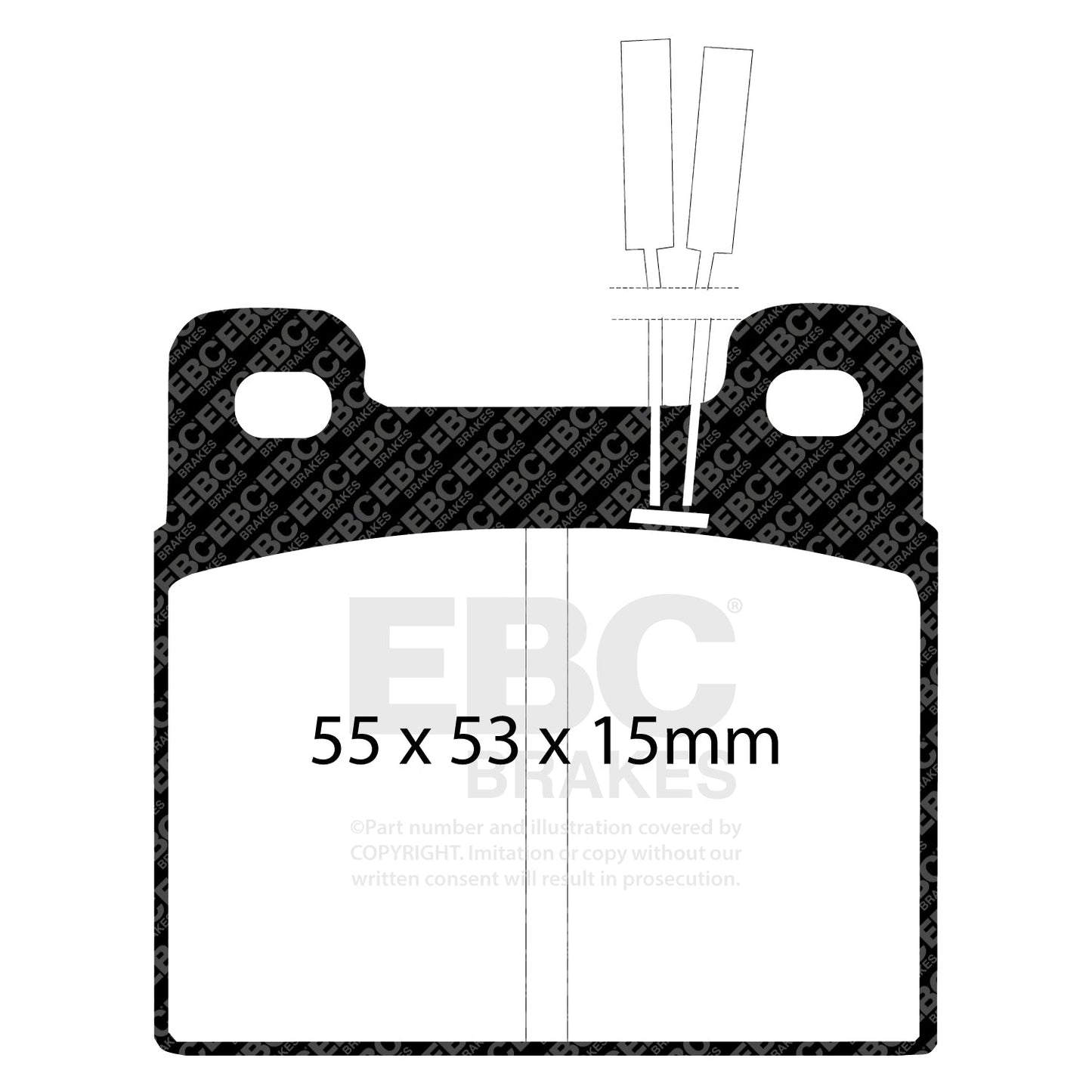 EBC Brakes Pad and Disc Full vehicle Kit (PD40K018) Image 3