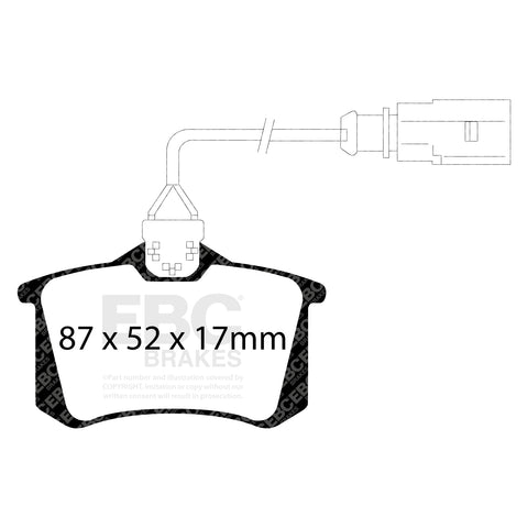 EBC Brakes Pad  and  Disc Kit (PD01KR302)