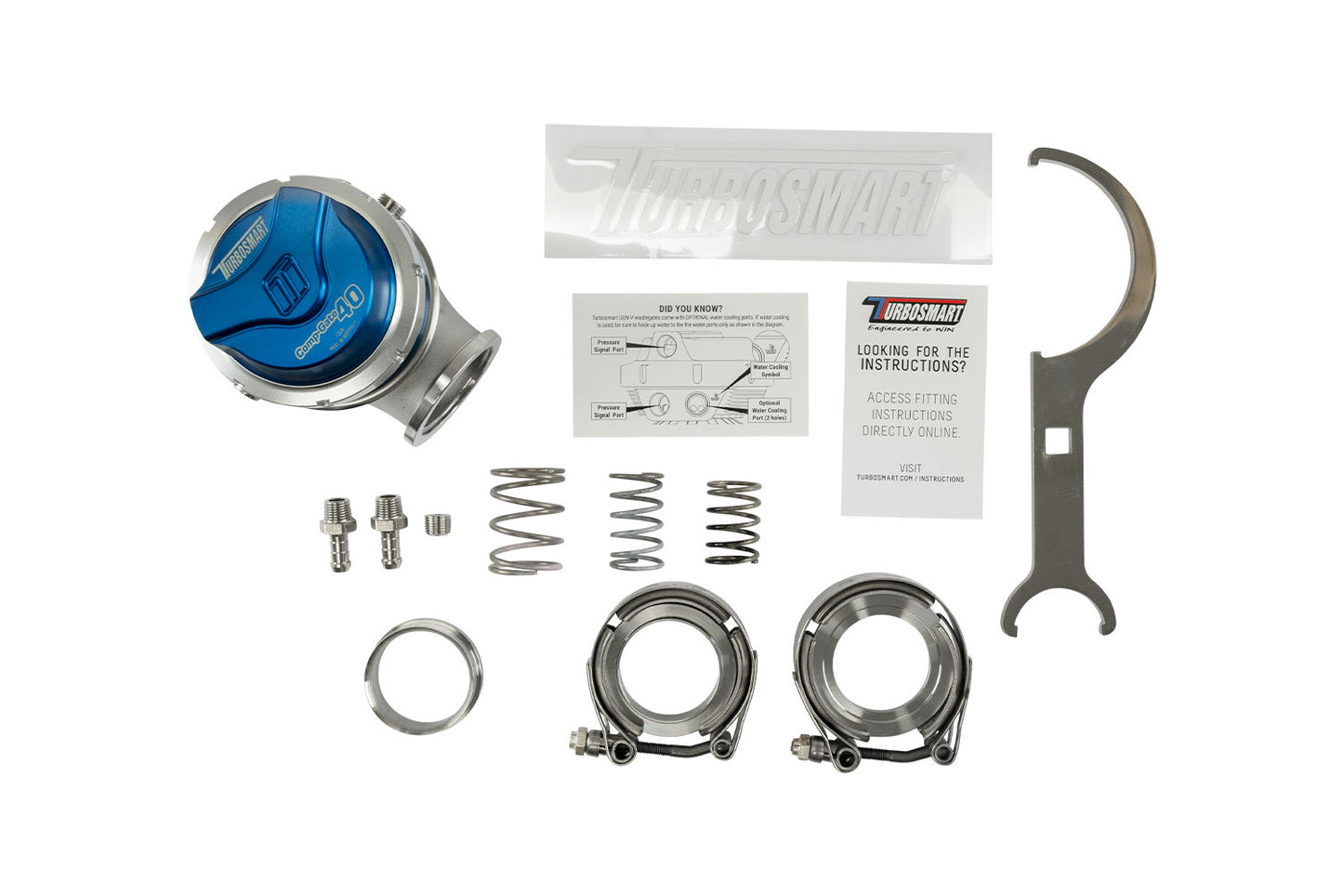 Turbosmart GenV WG40 CompGate40 14psi Blue