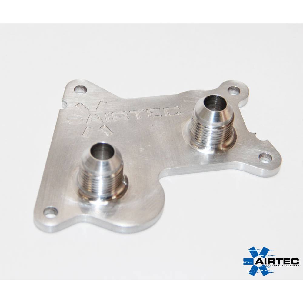 AIRTEC Motorsport Oil Cooler Adapter Plate ONLY for Mini Cooper S R53 Image 1