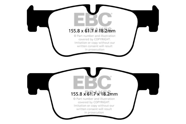 EBC Brakes Pad and Disc Full vehicle Kit (PD40K308) Image 4