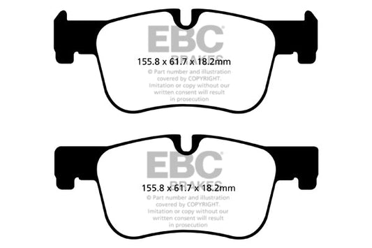 EBC Brakes Pad and Disc Kit (PDKF241) Image 1