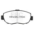 EBC Ultimax OE Replacement Brake Pad Set (DP1223) Image 1
