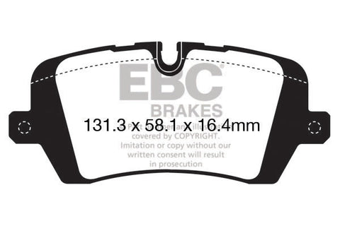EBC Greenstuff 6000 Series Truck and SUV Brake Pad Set (DP62161) Image 3