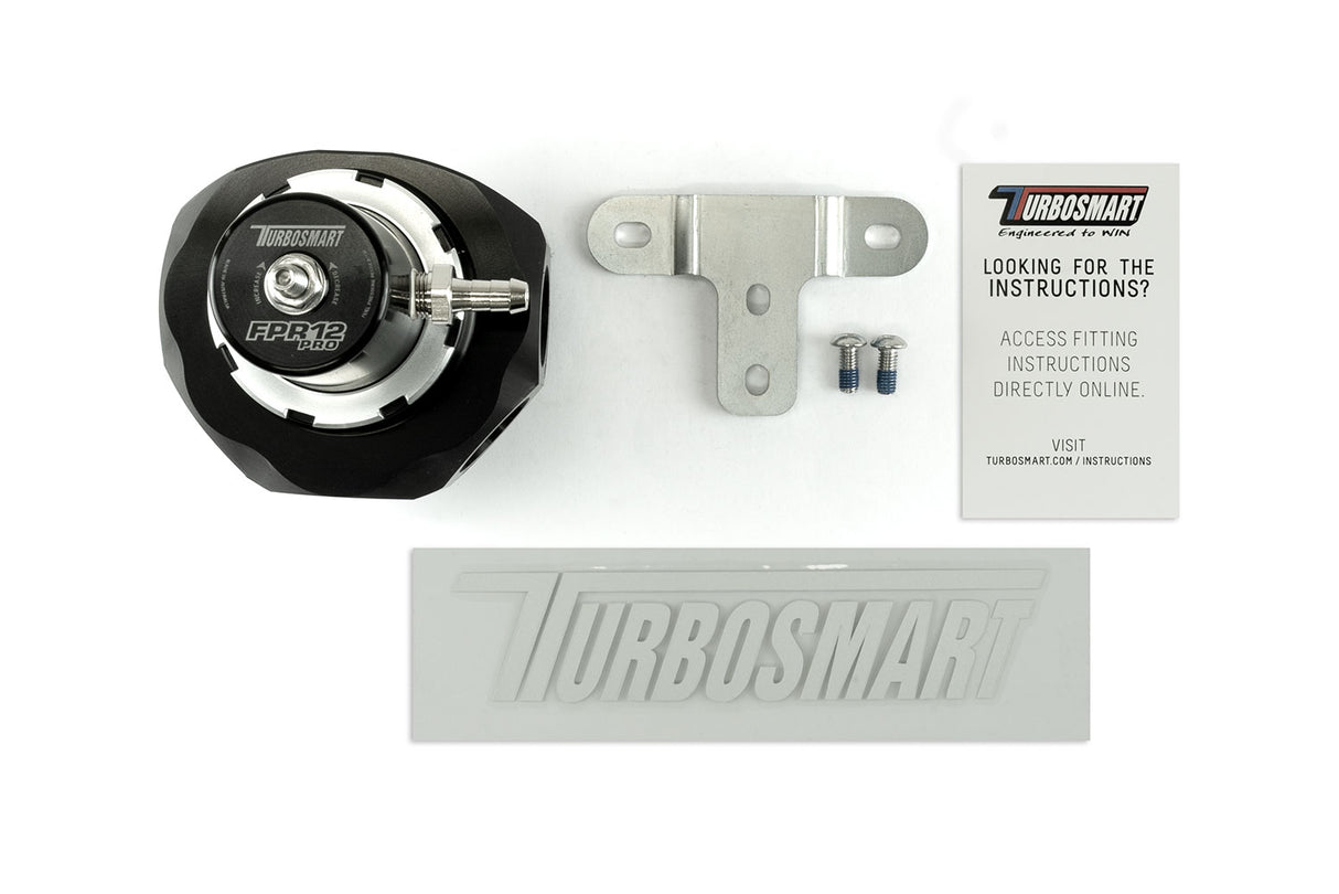 Turbosmart Turbosmart FPR12 Pro - Fuel Pressure Regulator - Black – Image 4
