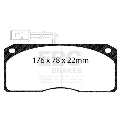 EBC Ultimax OE Replacement Brake Pad Set (DP900)
