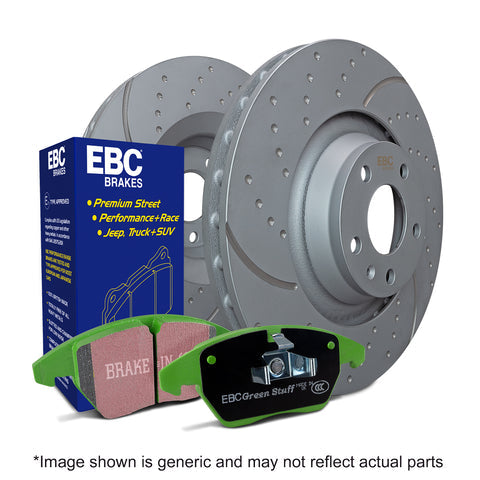 EBC Brakes Greenstuff Pad and GD Disc Kit  (PD11KR385)