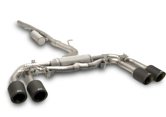 GPF-Back Exhaust System Audi S3 8Y GPF-Back Front Section + Rear Silencer | 4x 102mm Carbon Tips