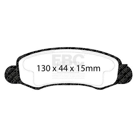 EBC Brakes Pad  and  Disc Kit (PD01KF1393) Image 2