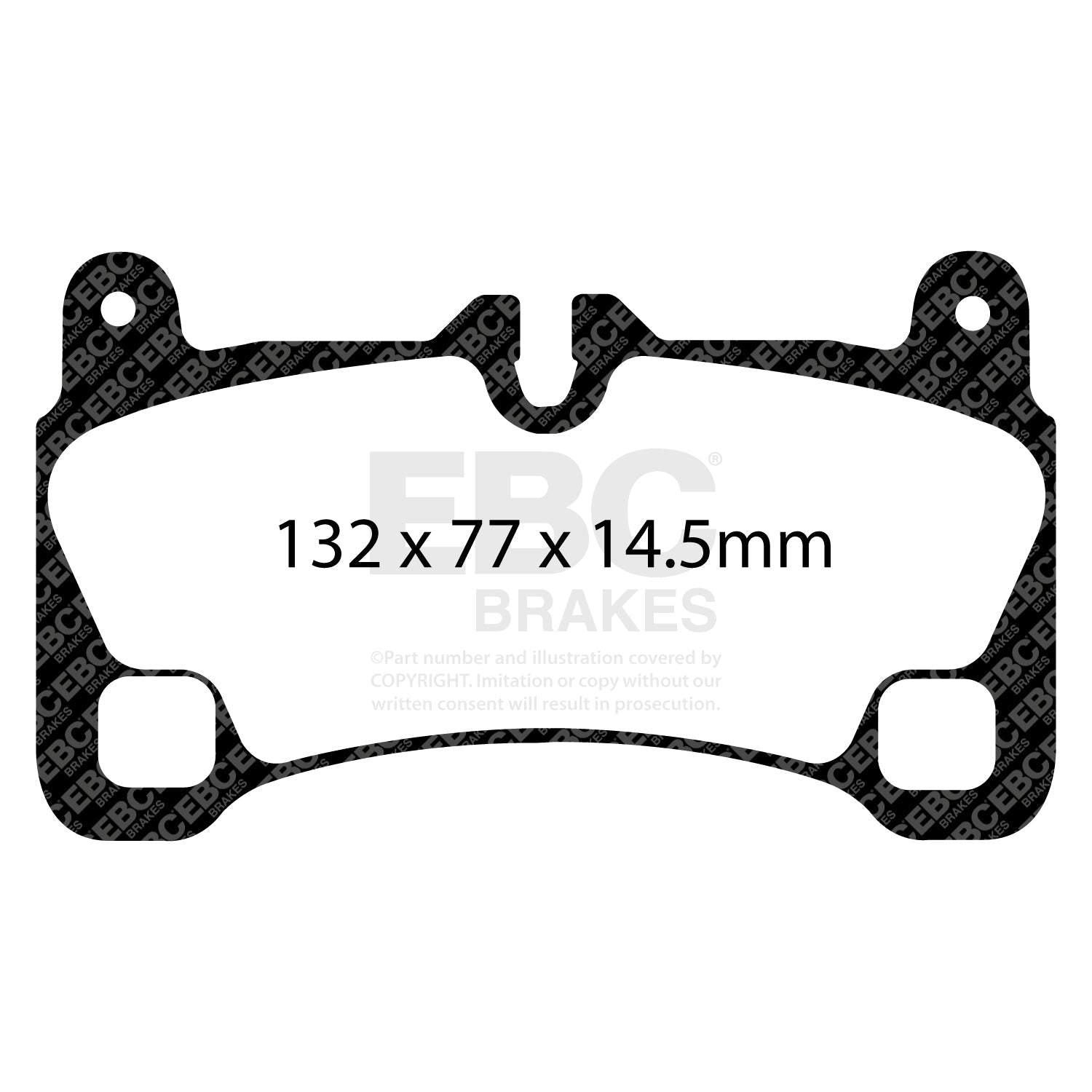 EBC Brakes Pad and Disc Kit (PD04KR363) Image 3