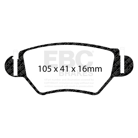 EBC Brakes Pad and Disc Kit (PDKR689) Image 3