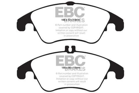 EBC Redstuff 3000 Series Sport Brake Pad Set (DP31991C) Image 4