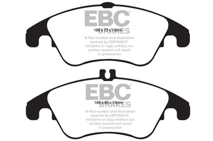 EBC Greenstuff 2000 Series Sport Brake Pad Set (DP21991) Image 4