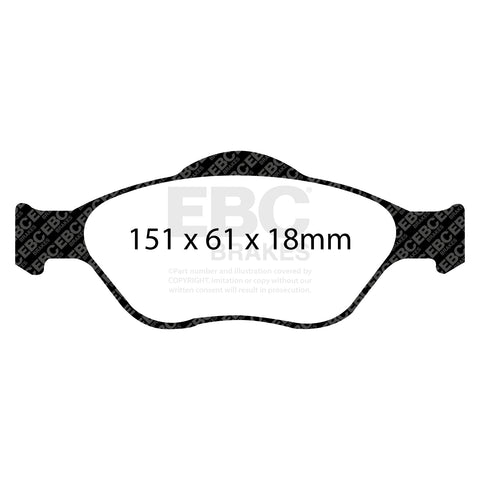 EBC Brakes Pad and Disc Kit (PDKF728) Image 2