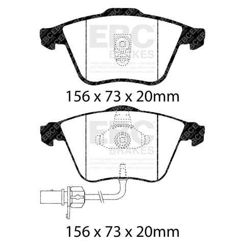 EBC Brakes Pad  and  Disc Kit (PD02KF040)