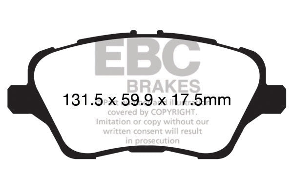 EBC Brakes Pad and Disc Kit (PD06KF722)