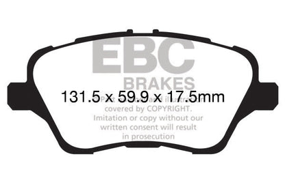 EBC Brakes Pad and Disc Kit (PD06KF722)
