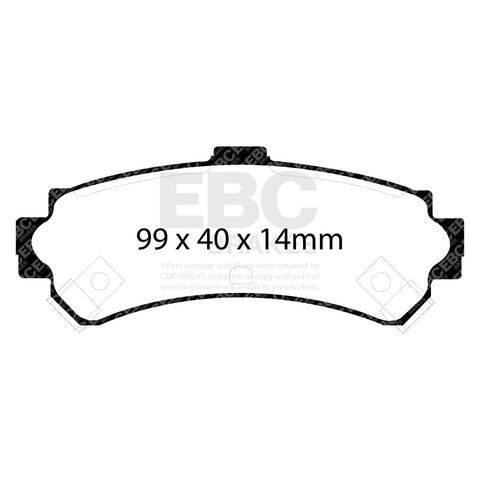 EBC Brakes Pad and Disc Kit (PDKR646) Image 1