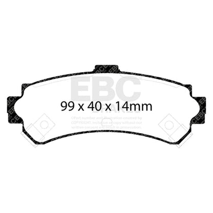 EBC Brakes Pad and Disc Full vehicle Kit (PD40K1345) Image 3