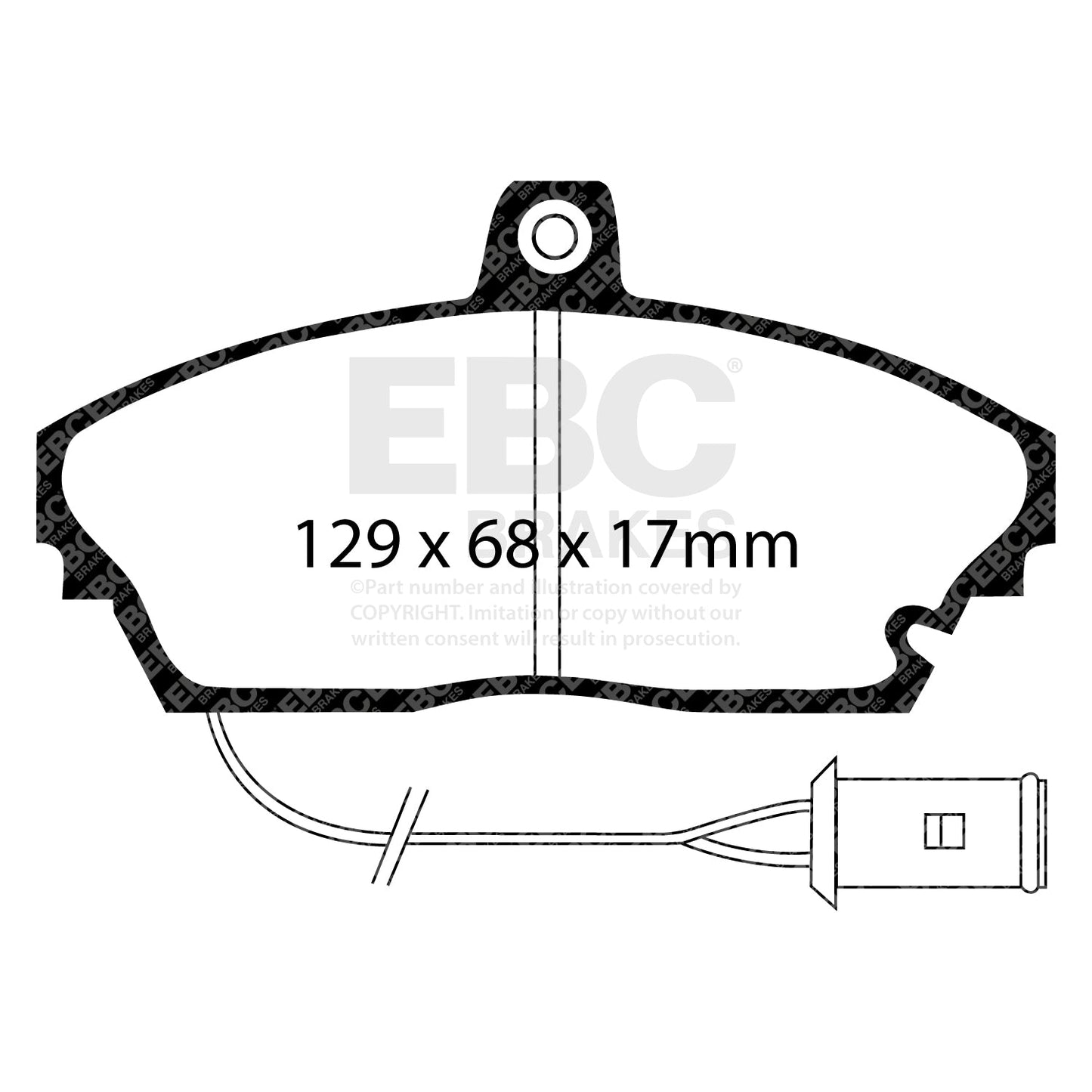 EBC Brakes Pad and Disc Full vehicle Kit (PD40K1678)