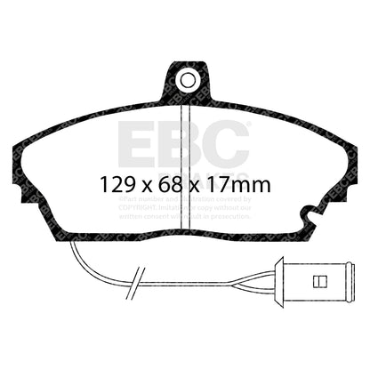 EBC Brakes Pad and Disc Full vehicle Kit (PD40K1678)