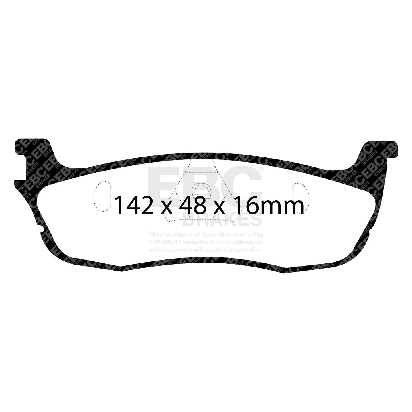 EBC Brakes Pad and Disc Full vehicle Kit (PD40K2108) Image 4