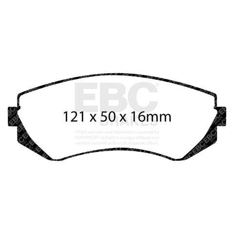 EBC Brakes Pad and Disc Kit (PDKF1368) Image 3