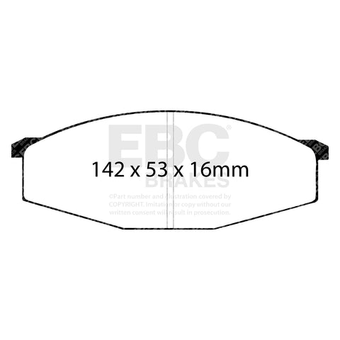 EBC Brakes Pad and Disc Full vehicle Kit (PD40K1373) Image 4