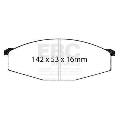 EBC Brakes Pad and Disc Kit (PDKF1410) Image 1