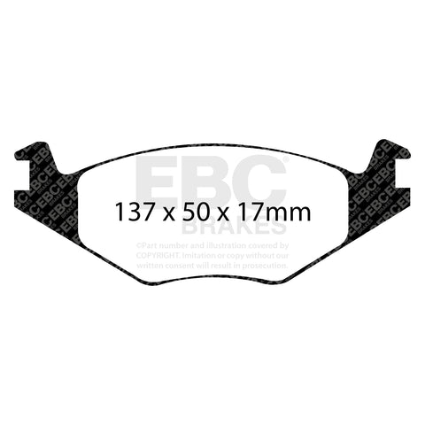 EBC Brakes Pad and Disc Kit (PDKF1807)