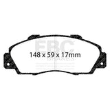 EBC Brakes Pad and Disc Kit (PDKF873) Image 1