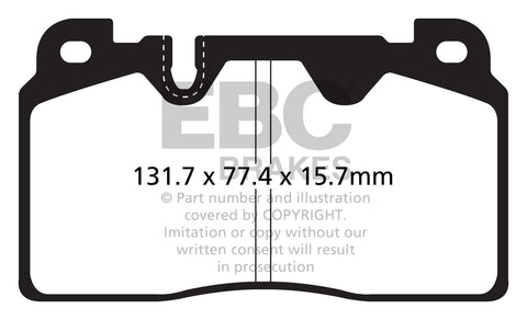 EBC Brakes Pad  and  Disc Kit (PD01KF142) Image 4