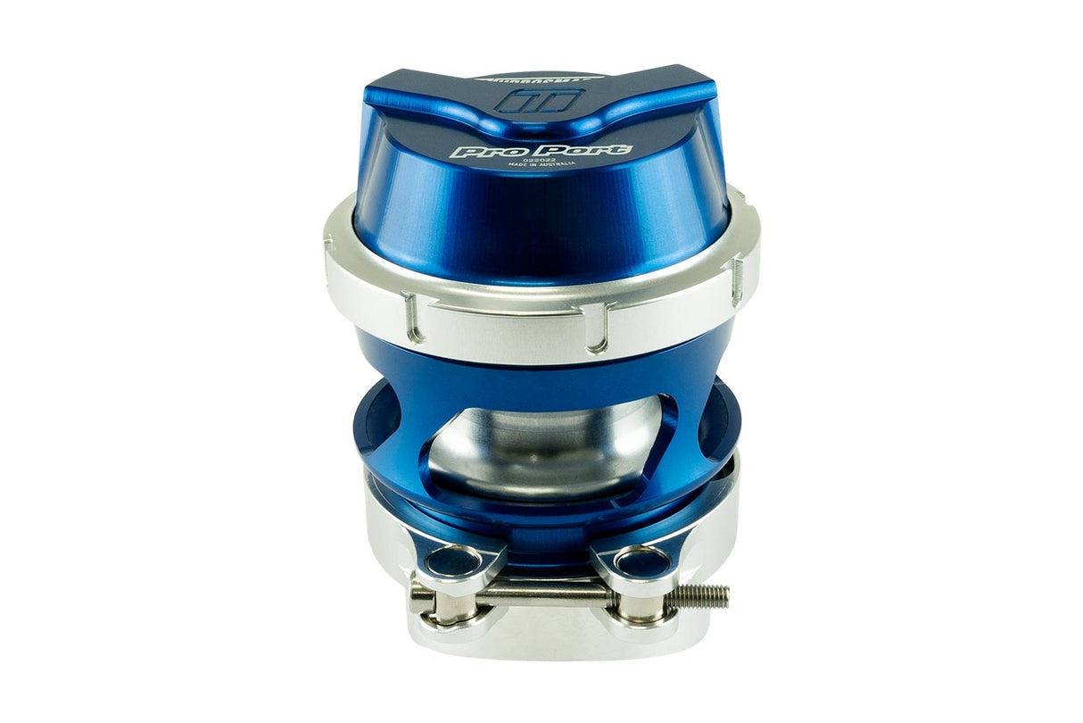 Buy Turbosmart Turbosmart BOV ProPort BOV Blue online from FD Racing. ProPort by Turbosmart is an all-new 54mm (2.13in) Blow-off Valve with a tiny footprint and