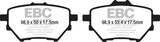 EBC Yellowstuff 4000 Series Street and Track Brake Pad Set (DP42196R) Image 1