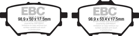 EBC Yellowstuff 4000 Series Street and Track Brake Pad Set (DP42196R) Image 1