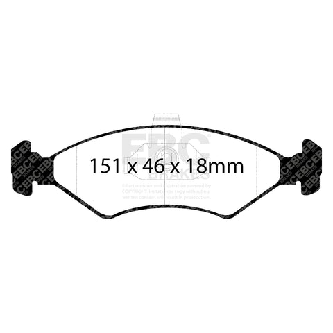 EBC Brakes Pad and Disc Kit (PD08KF223)