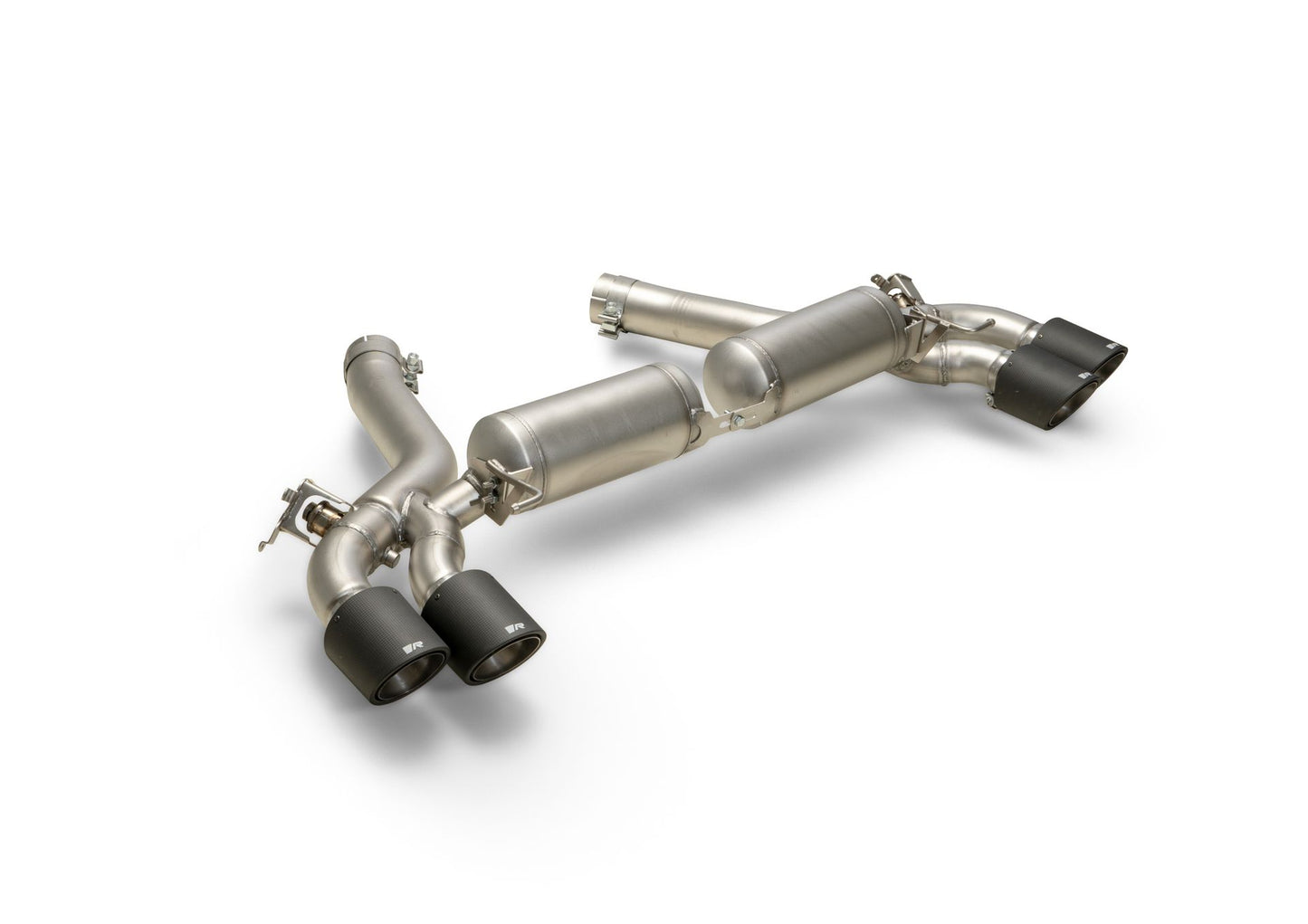 Sport Exhaust Bundle for BMW F90/F93 Racing Sport Silencer | 4x 102mm Chrome Straight Cut Tips