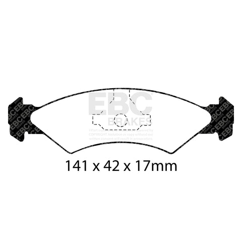 EBC Brakes Pad  and  Disc Kit (PD01KF550)