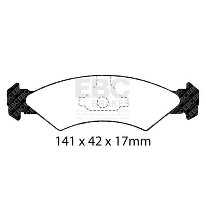 EBC Brakes Pad  and  Disc Kit (PD01KF550)