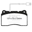 EBC Brakes Pad and Disc Kit (PD11KF535) Image 1