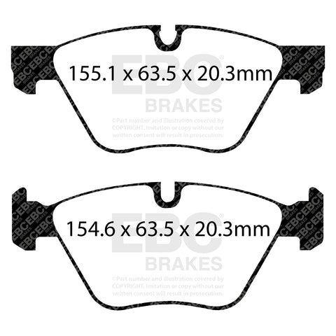EBC Brakes Pad and Disc Kit (PD07KF052) Image 3